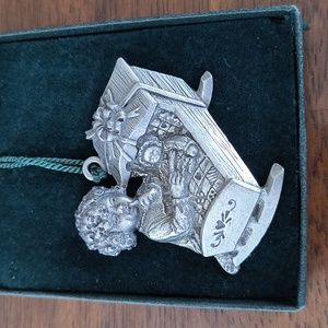 Pewter Port Vintage Girl Ornament